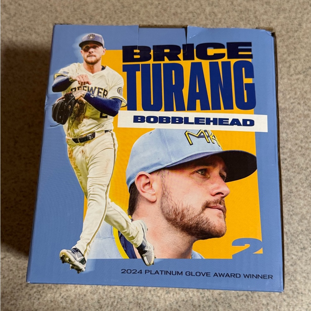 Milwaukee Brewers Brice Turang Bobblehead. Brand new